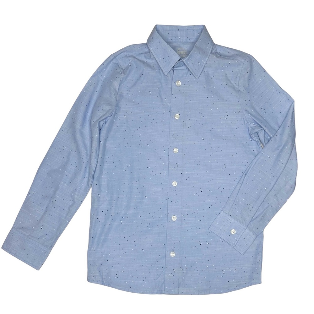 Wonder Nation Speckled Button Up Shirt